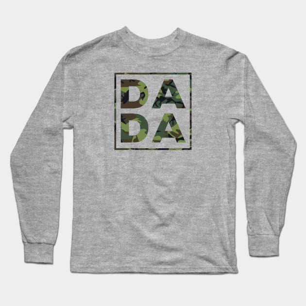 Dada - Father's Day military style Long Sleeve T-Shirt by PincGeneral